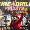 Photo: Jane Fonda leads a Fire Drill Fridays rally, calli