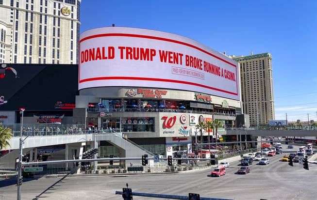 Anti-Trump Ads on the Strip