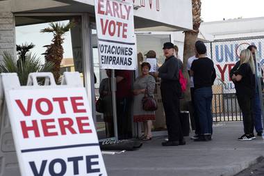 Early voting for the 2020 general election begins Saturday with Nevadans again motivated to cast a ballot.


