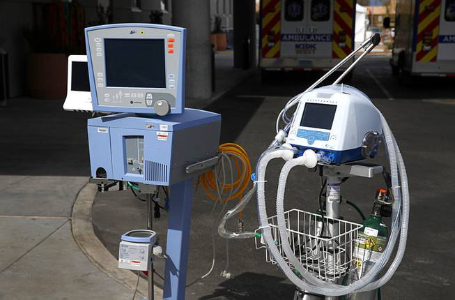 Ventilators at Sunrise Hospital