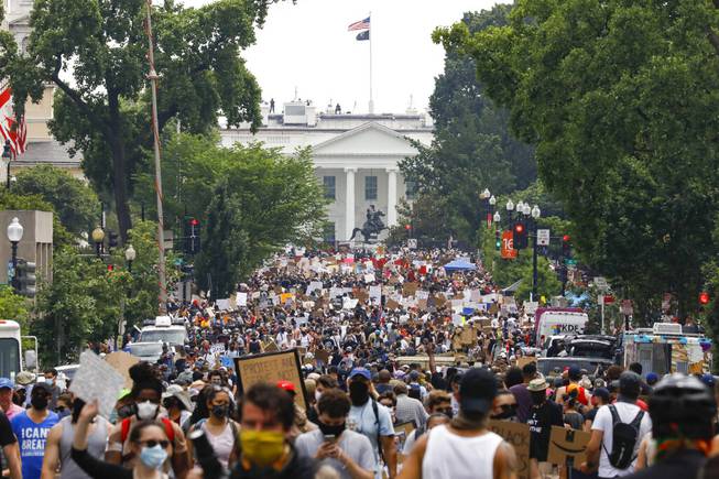 Protesters at White House