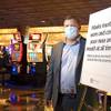 Bill Joseph, director of surveillance at the Westgate, poses on the casino floor Friday, Aug. 7, 2020.