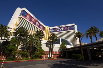 An exterior image of the Mirage May 15, 2020.