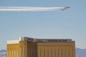 Thunderbirds Fly Over Vegas