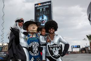 Tailgating During Las Vegas Raiders' First Home Game