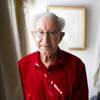 Holocaust survivor Ben Lesser, 91, poses for a photo in his home, Tuesday, Oct. 6, 2020.