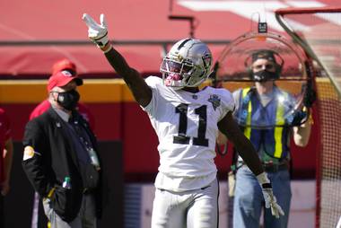 As the football floated through the windy Midwestern air, silencing the roughly 16,000 fans inside Arrowhead Stadium in suspense and sending Chiefs’ safeties sprinting to catch up in a panic, Raiders receiver Henry Ruggs III had no doubts. ... 


