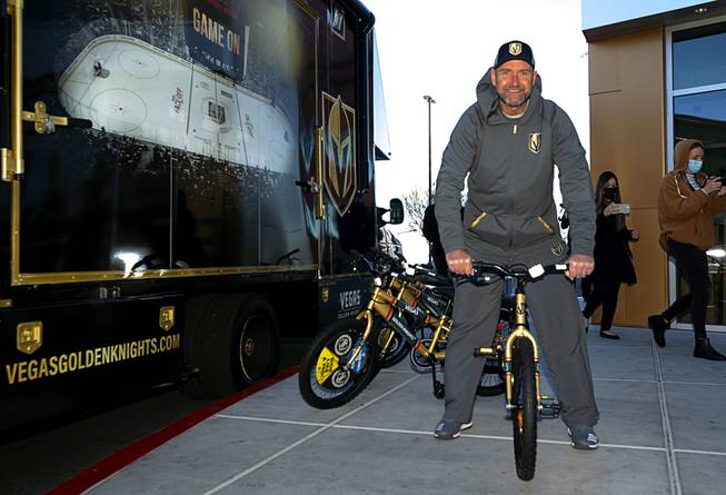 Vegas Golden Knights Bicycle Donation