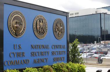 This June 6, 2013 file photo, shows the sign outside the National Security Agency (NSA) campus in Fort Meade, Md.All fingers are pointing to Russia as author of the worst-ever hack of U.S. government agencies. But President Donald Trump, long wary of blaming Moscow for cyberattacks has so far been silent.