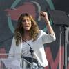 Caitlyn Jenner speaks Jan. 18, 2020, at the 4th Women's March in Los Angeles. A former Olympian, Jenner is running for governor of California.
