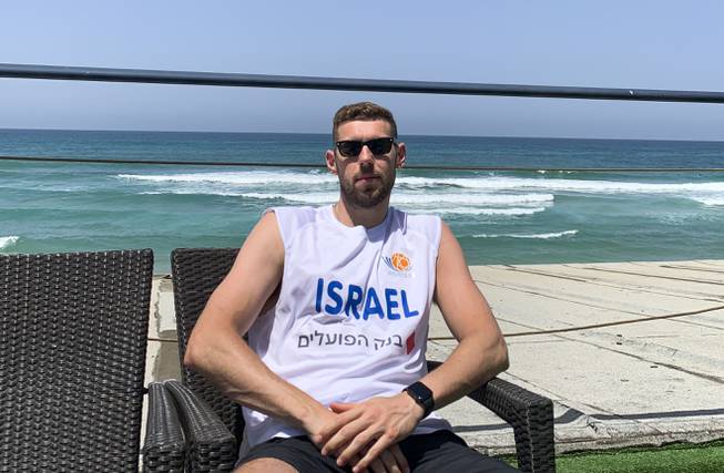 Las Vegas native and former UNLV basketball player Ben Carter currently plays professionally in the Israeli Premier League. He's pictured May 11 in Bat Yam, Israel.