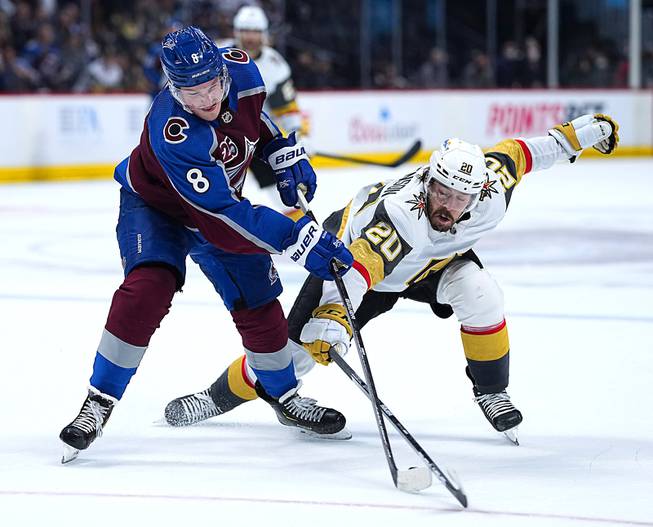 Golden Knights Lose Game 2 to Avalanche in OT