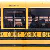 Photo: A student waits to exit a bus Aug. 9, 2021, at Han Photo: A student waits to exit a bus Aug. 9, 2021, at Han