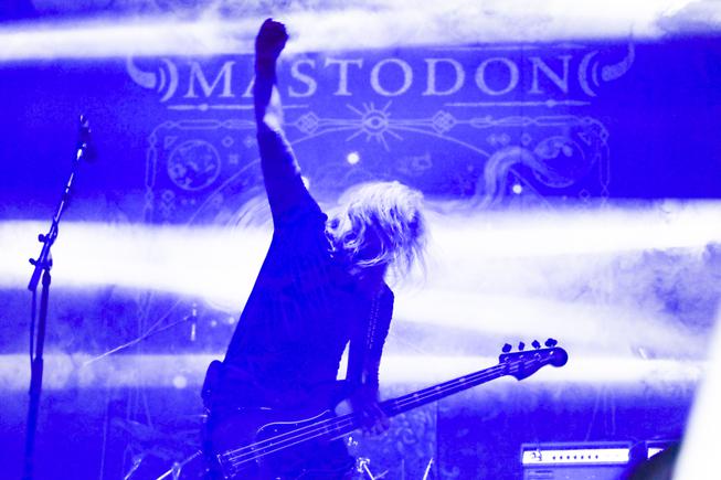 Mastodon performs at Psycho Las Vegas music festival at Mandalay Bay Friday, Aug. 20, 2021. YASMINA CHAVEZ