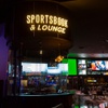 A look at the new sports book and lounge at the Palms Resort & Casino, Monday April 25, 2022, during a media preview before their grand reopening this week. The Palms has been closed for nearly two years after shutting its doors due to the pandemic in 2020. After being purchased by San Manuel tribe the property will re-open to the general public at 9pm on Wednesday April 27.