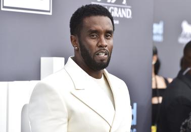 Sean "Diddy" Combs arrives at the Billboard Music Awards on Sunday, May 15, 2022, at the MGM Grand Garden Arena in Las Vegas.

