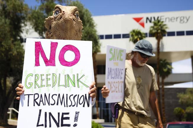 Greenlink Transmission Line Protest