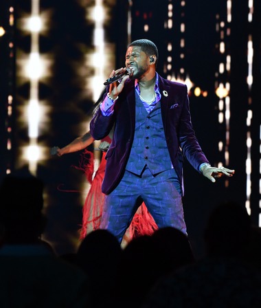 Usher performs on opening night of his residency, July 15, 2022, at Dolby Live at Park MGM.