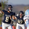Foothill quarterback Mason Dew (9) passes during a high school football game against Centennial at Foothill in Henderson Friday, Sept. 2, 2022.