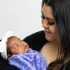 Christa Lee holds her one-month-old daughter Aaliyah Harris Tuesday, Nov. 15, 2022.