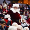 Santa Claus makes an appearance during a UNLV Rebels game against the Southern Miss Golden Eagles at the Thomas & Mack Center Thursday, Dec. 22, 2022.