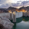 A view of low water levels in Lake Mead at Hoover Dam Tuesday, June 28, 2022.