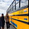 CCSD unveils its first electric school bus, which is also the first electric school bus in Nevada. The bus was purchased with grant funds provided by NV Energy and the Nevada Division of Environmental Protection. January 3, 2023. Hilary Davis