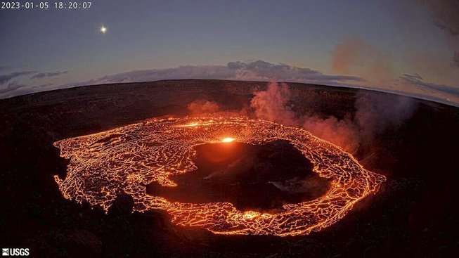 Hawaii Kilauea Volcano