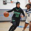 Green Valley Gators girls basketball shooting guard, Aiyana Alchawa, faced off against the Pioneers of Canyon Springs on Wednesday, January 10, 2023. Brian Ramos