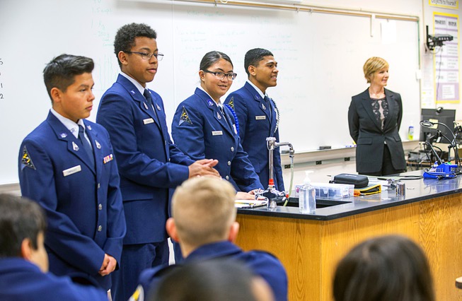 Space Force Jr. ROTC students Recognized at Durango