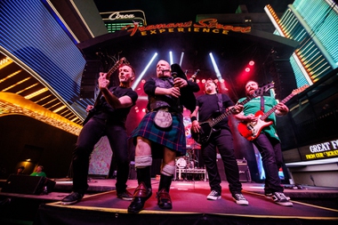 Lots of live music sets the stage for the Fremont Street Experience’s St. Patrick’s Day celebration.