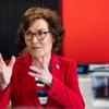 U.S. Senator Jacky Rosen, D-Nev., pictured Wednesday, April 12, 2023, in Las Vegas, says, "Enough is enough. We need to fill these critical roles" being held up by fellow Sen. Tommy Tuberville, R-Ala. Rosen. speaking Tuesday, July 11, 2023, during a meeting of the Senate Armed Services Committee,  was raising objections to Tuberville's blockade on senior military promotions that has been in place since February.