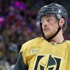 Vegas Golden Knights center Jack Eichel (9) skates against the Winnipeg Jets during the first period of Game 1 of an NHL hockey Stanley Cup first-round playoff series at T-Mobile Arena Tuesday, April 18, 2023, in Las Vegas.