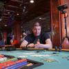 Influencer Victor Ross records video of his blackjack play for All Casino Action at the El Cortez in downtown Las Vegas Thursday, May 18, 2023. His videos can be viewed on YouTube and Facebook.