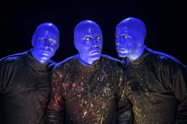 The Blue Man Group will help entertain Formula One Las Vegas Grand Prix guests.
