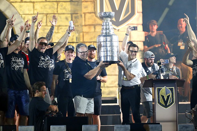 Golden Knights Victory Rally