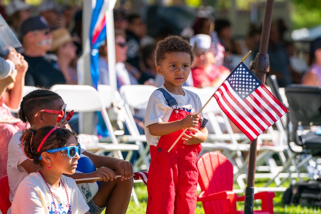 The entire Las Vegas valley celebrated Independence Day at the 29th Annual Summerlin Council Patriotic Parade, Southern Nevadas largest and most colorful Fourth of July parade. July 4, 2023. Brian Ramos