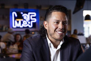 Josh Molina, Founder and Managing Director of Makers & Finders, speaks during an interview at the newest Makers & Finders location in Henderson Friday, Aug. 25, 2023.