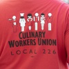 The Culinary Workers Union local 226 holds a strike vote today at the Thomas & Mack Center Tuesday Sept. 26, 2023. The culinary and bartenders union is currently in negotiations with casino and hotel employers for the contracts of its members and will be able to call a strike, if needed, if the vote passes today.