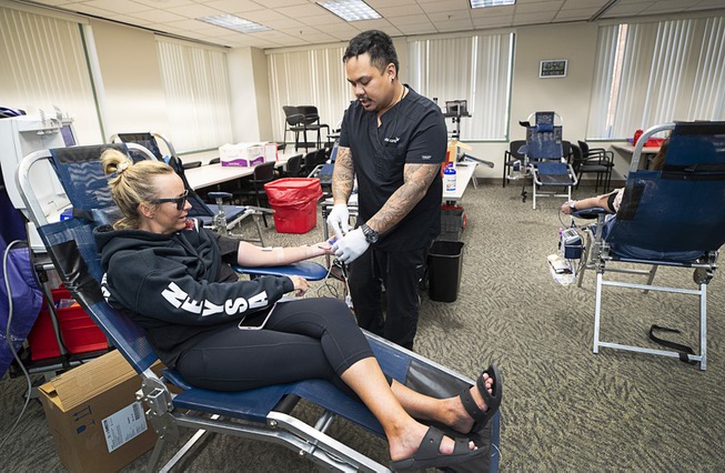 Vegas Strong Blood Drive at Government Center