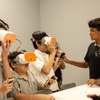 Students at Mater Academy East test out VR headsets in their new Verizon Innovative Learning Lab on campus Friday Oct. 6, 2023. The new technology lab includes learning tools and emerging technologies like virtual reality systems, 3d printing stations and augmented reality applications.