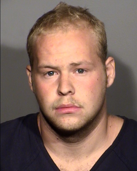 Devin Mansch, 19, is seen in Metro Police booking photo. Mansch was arrested and charged in a July fatal shooting in Las Vegas on Friday, Oct. 20, 2023.