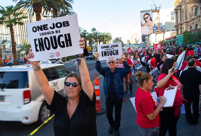 75 Arrested in Culinary Union Protest