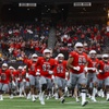 The UNLV Rebels take to the field before a college football game against the San Jose State Spartans at Allegiant Stadium Saturday, Nov. 25, 2023.