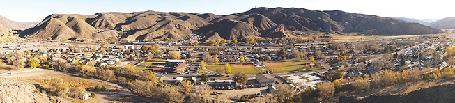 The meadow area around the junction of Meadow Valley Wash and Clover Creek in southeast Nevada was originally settled in the early 1860s. It is now the town of Caliente.