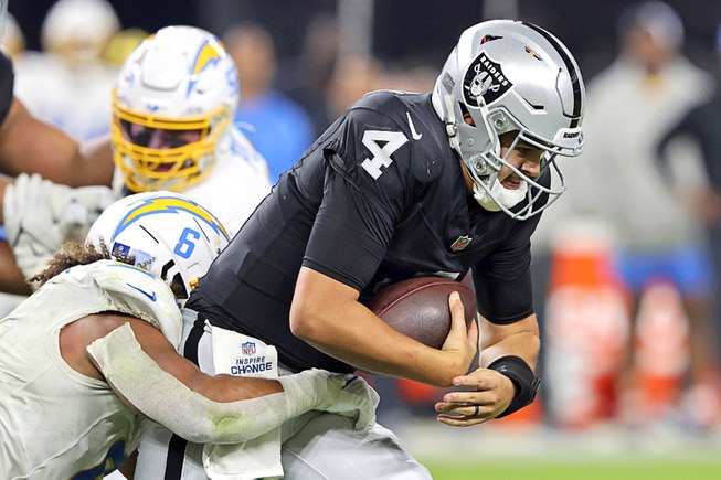 Raiders Dominate Chargers