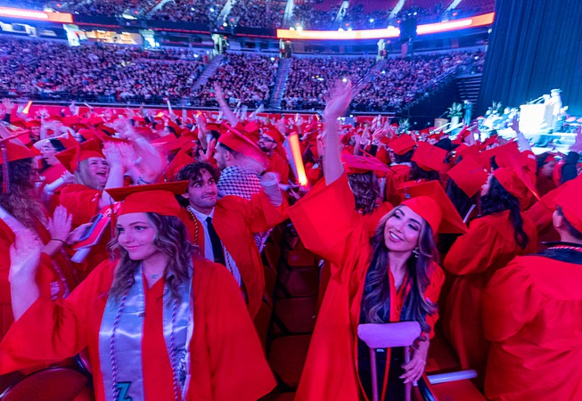 Where does Vegas rank for graduates?