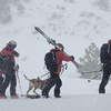 Rescue crews work at the scene of an avalanche at the Palisades Tahoe ski resort on Wednesday, Jan. 10, 2024, near Lake Tahoe, Calif. 