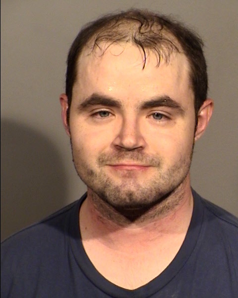 Nicholas Donovan, 27, is seen in a booking photo. Donovan was arrested on Tuesday, Jan. 30, 2024, on child sex abuse charges after an alleged incident that occurred near a school.