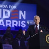 President Joe Biden speaks during a campaign event at Pearson Community Center in North Las Vegas Sunday, Feb. 4, 2024.